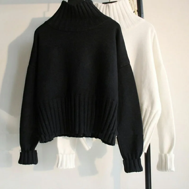 Thick cashmere turtleneck showcasing substantial warmth and luxurious texture
