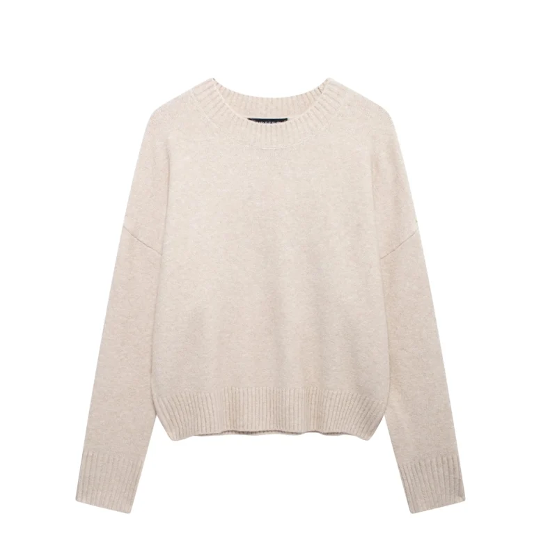 Oversized Women's Casual O-Neck Pullover Sweater for Autumn and Winter - Image 7