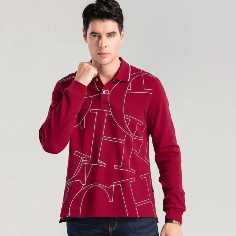 Classic Men's 100% Cotton Short Sleeve Polo Shirt Business Casual Comfort - Image 8