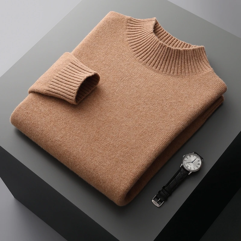 Premium thick gauge cashmere showing quality construction regardless of gauge number