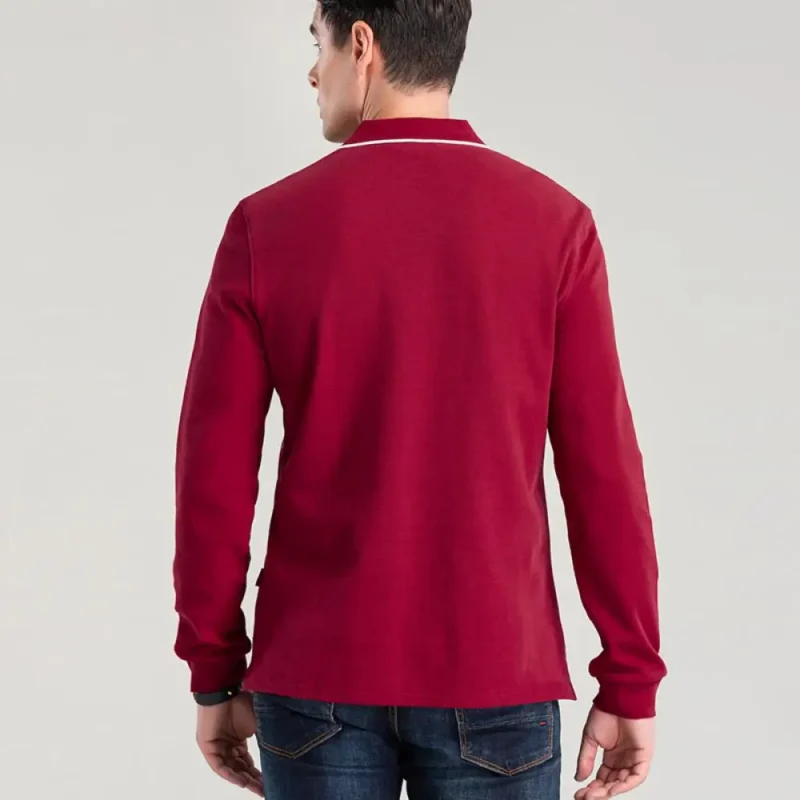 Classic Men's 100% Cotton Short Sleeve Polo Shirt Business Casual Comfort - Image 6